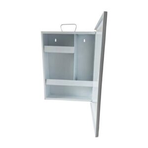 Botiquín Metálico de Pared Grande 30 x 40 x 10 cm Calibre 28 – Alta Resistencia y Gran Capacidad.  BMETIGV