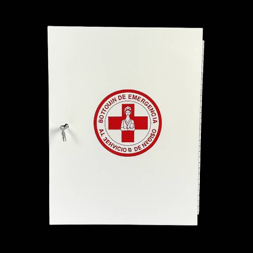 Botiquín Metálico de Pared EQUIPADO XG 40 x 50 x 10 cm Calibre 28 | Seguridad y Organización Profesional BMETIXGB - Image 4