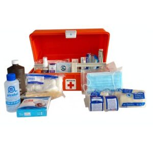 Botiquín Hermético de Primeros Auxilios EQUIPADO  38.10 x 17.15 x 16.51 cm BO6768