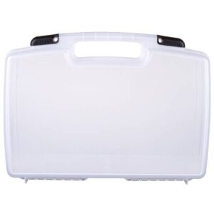 Maletín de Plástico Traslúcido 41.59 x 23.50 x 8.89 cm  6785TI