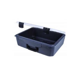 Caja Organizadora de Plástico con Tapa Traslúcida | Ligera y Práctica  45.09 x 32.39 x 13.99 cm  6141VC