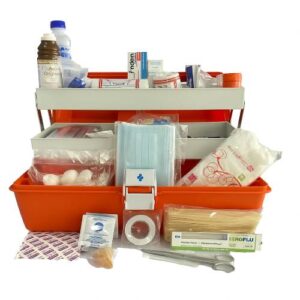 Botiquín de Plástico Primeros Auxilios EQUIPADO 38.10 x 17.14 x 16.51 cm BO6770