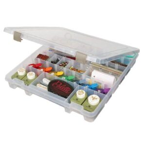 Caja Organizadora Delgada Traslúcida   38.7 × 35.5 × 5.08 cm  9101AB.