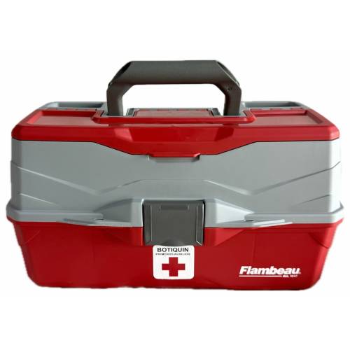 Botiquín Rojo de 3 Bandejas Equipado 41 x 21.6 x 20.5 cm | Organización Profesional para Primeros Auxilios BO6383 - Image 8