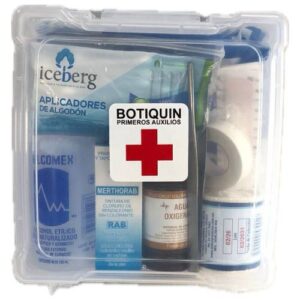 Botiquín Equipado Compacto 16 x 16 cm | Kit de Primeros Auxilios Portátil BO67662