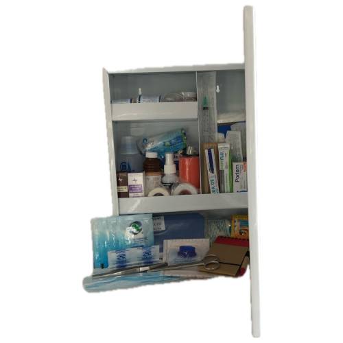 Botiquín Metálico de Pared Equipado – Gran Capacidad y Máxima Organización para Emergencias BMETIGPLUS
