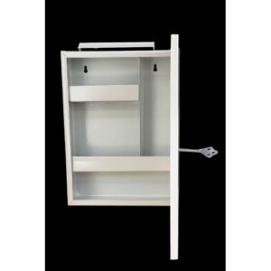 Botiquín Metálico de Pared 25x35x7 cm Calibre 28 | Resistente y Compacto para Hogar u Oficina BMETIMV