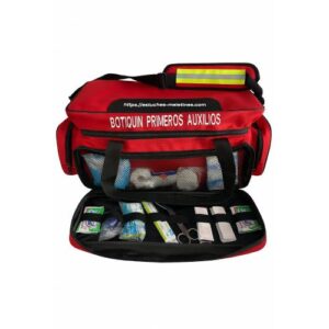 Botiquín Mochila  Primeros Auxilios 56 x 30 x 23 cm.  BOTRAUROJO