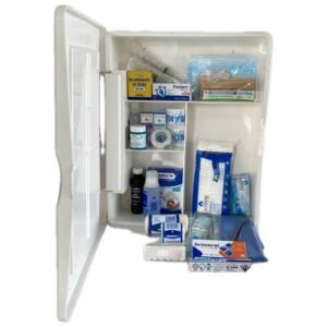 Botiquín de Plástico de Pared Equipado 40x50x10 cm | Primeros Auxilios Completo  BPPXGB