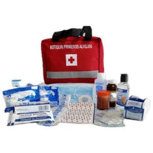 Mochila Botiquín Mini Equipada 20x16x10 cm | Primeros Auxilios Portátil  BOPORTATIL1
