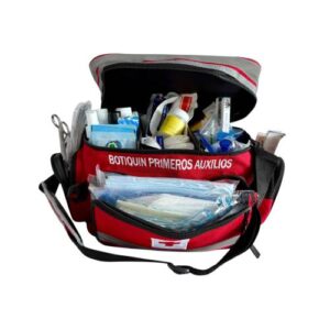 Mochila de Primeros Auxilios EQUIPADO 36 x 28 x 23 cm.  BOGYM