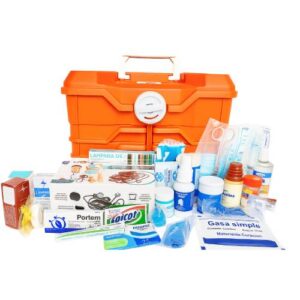 Botiquín 23 Compartimentos Naranja Equipado 35.56 x 22.09 x 19.30 cm  BO6788PM
