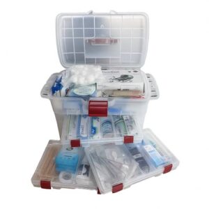 Botiquín estuche traslúcido 44.4 × 44.4 × 30.48 cm.   BO6935AB