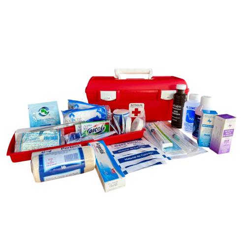 Botiquín Rojo de Plástico 30 x 11 x 13.5 cm – Compacto, Práctico y Equipado para Emergencias BOROJO. - Image 2