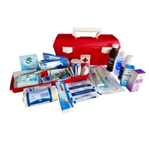 Botiquín Rojo de Plástico 30 x 11 x 13.5 cm – Compacto, Práctico y Equipado para Emergencias BOROJO. - Image 4