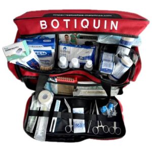 Botiquín Mochila Roja Equipado 56 x 30 x 23 cm | Amplia Capacidad para Emergencias y Brigadas BOCIVIL