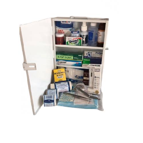 Botiquín Metálico de Pared Equipado – Seguridad y Primeros Auxilios para Hogar, Oficina y Negocio BOMET3 - Image 2