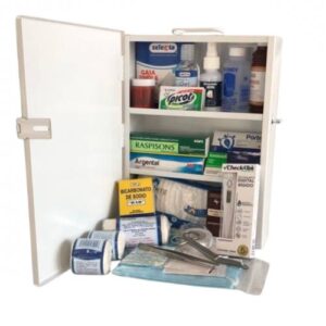 Botiquín Metálico de Pared EQUIPADO 25 x 34 x 7 cm Calibre 30 BOMET3