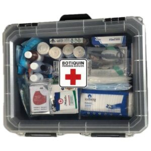 Botiquín de Primeros Auxilios Grande con Estuche Rígido 45.5 x 32.5 x 15 cm – Alta Capacidad y Organización Total.  BO6141