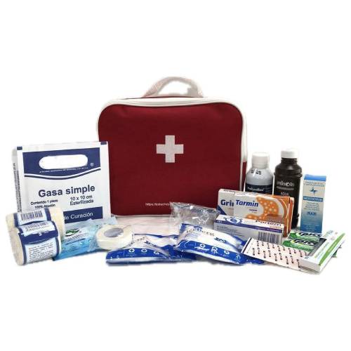 kit de Primeros auxilios Portátil - Práctico y Esencial. 23x19x5 cm. KITMALETIN