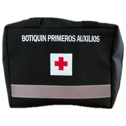 Botiquín Mochila Portátil de Lona Negra Chica 20x15x9 cm | Compacto, Ligero y Fácil de Transportar PORTATILBK - Image 2